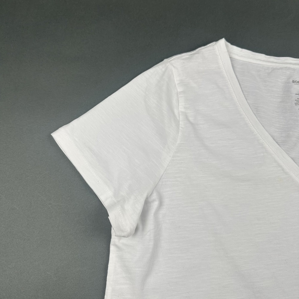 Sonoma Goods For Life Everyday Women's Short Sleeve Size Medium V-Neck Tee - Picture 5 of 8